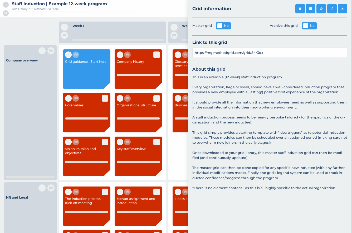 Induction Programme Example Process Plan Staff