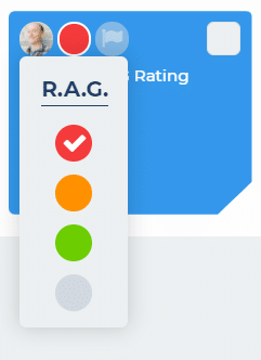 Apply element RAG rating